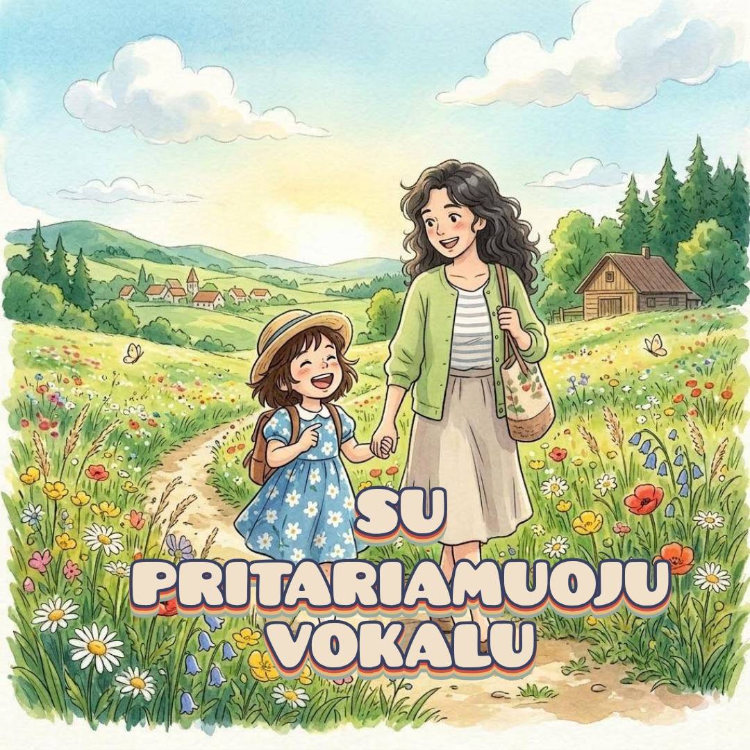 Man viena esi (su pritariamuoju vokalu)