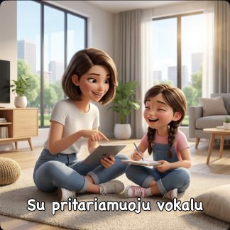 Ačiū tau, mamyte (su pritariamuoju vokalu)