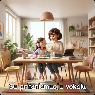Man viena esi (su pritariamuoju vokalu)
